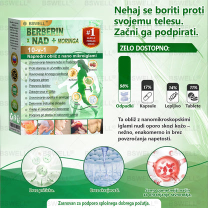 👩‍⚕️BSWELL® Nano mikroneedling shujševalni obliž (Samo enkrat na dan, vidne spremembe v 28 dneh)  ✅ Za debelost, zdravje srca in ožilja, sladkorno bolezen, spalno apnejo, zdravje črevesja, težave s sklepi in še več.