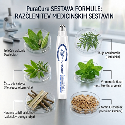 PuraCure®👩‍⚕️ 👩‍⚕️👩‍⚕️Rezultati so vidni že v 7 dneh! Valjček za odstranjevanje bradavic in drugih kožnih težav | Neboleče in minimalno razmaže.